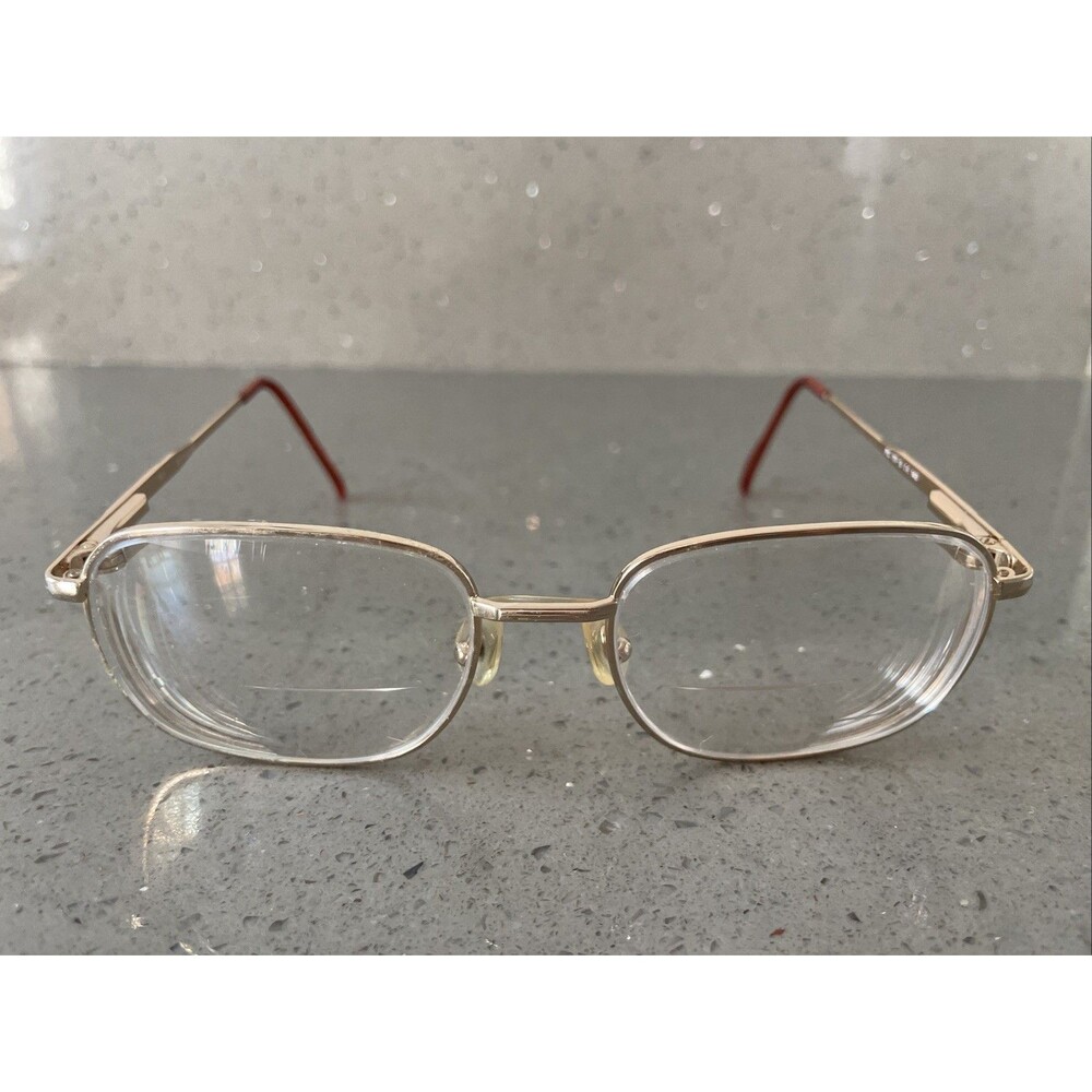 Pierre Cardin PC 117-3 Eyeglasses Frames ONLY 56-19-140 Gold full rim vintage